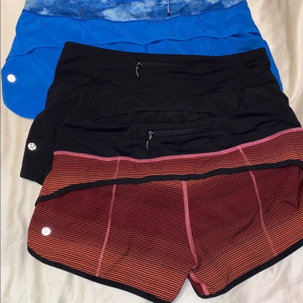 Lululemon speed shorts
